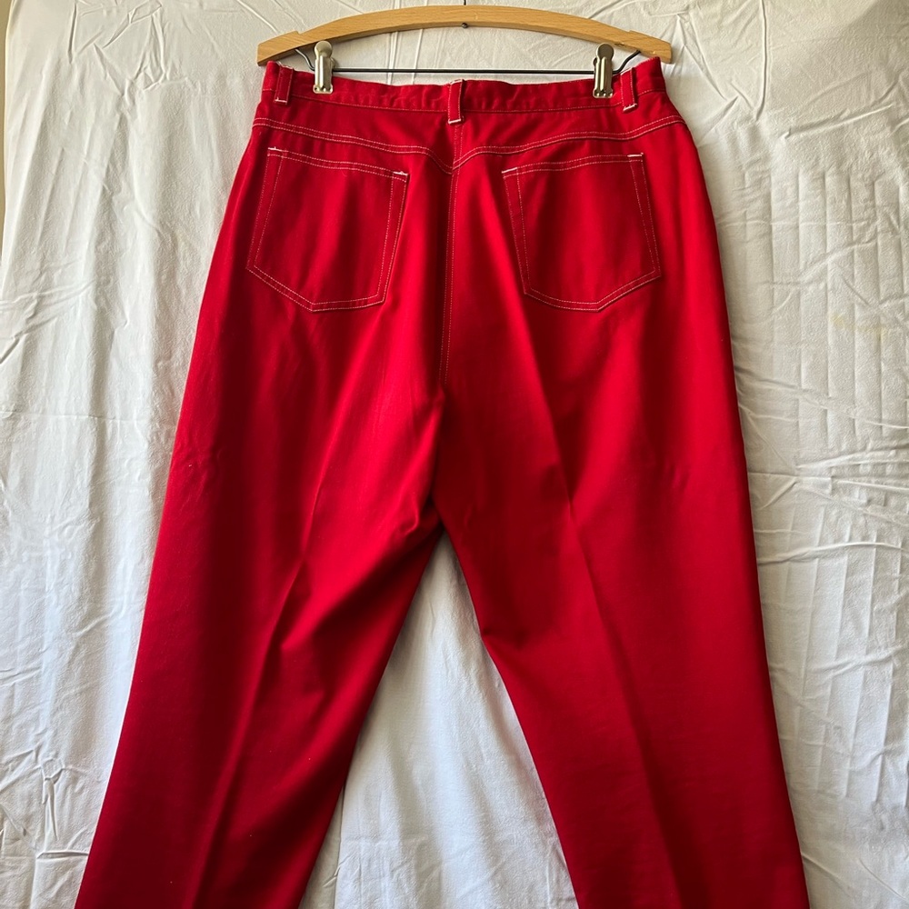 Josephine Chaus Size 14 Petite Jeans red